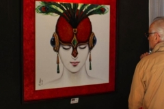 02_ Vernissage 12_ 01_ 2012 im Restaurant Pedramale in Benissa