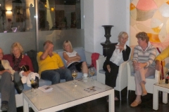 05. Unsere Literatur- und Kulturfreunde im Cafe del Mar.